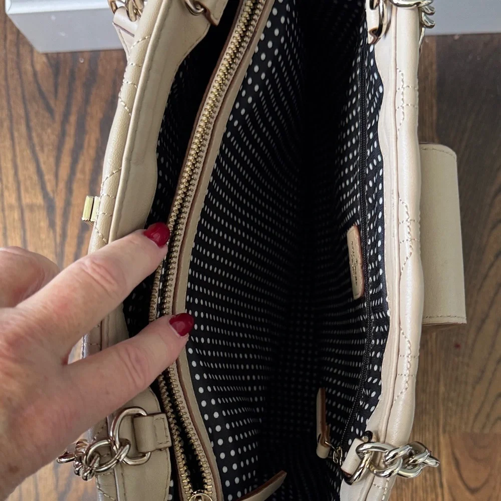 Kate Spade Quilted Large Tan Tote
